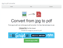 Tablet Screenshot of from-jpg-to-pdf.com